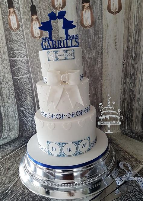 Dutch wedding cake - Decorated Cake by omaduck - CakesDecor