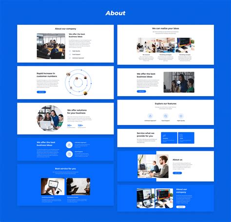 Landing Page UI-KIT (template) :: Behance