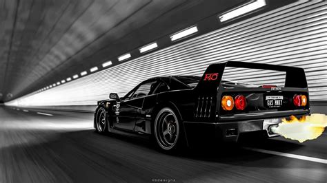 Ferrari F-40 spit'n flames | Ferrari f40, Gas monkey garage, Ferrari