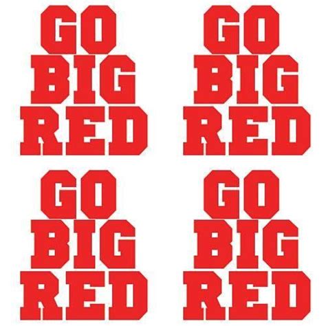 Go Big Red Logo - LogoDix