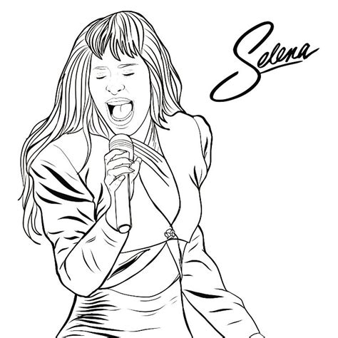 Selena Quintanilla Printable