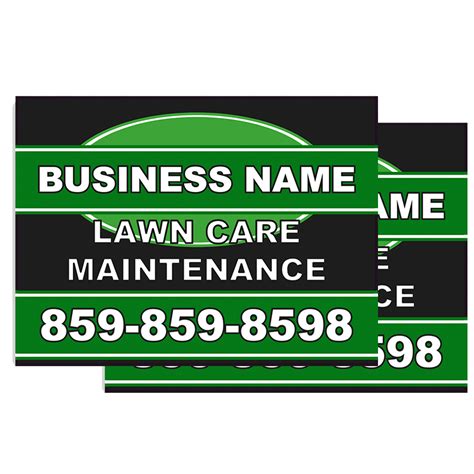 Lawn Care Yard Signs - GeminiSigns Lawn Care Yard Signs