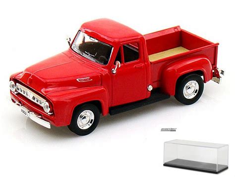 Diecast Car & Display Case Package - 1953 Ford Pickup Truck, Red ...