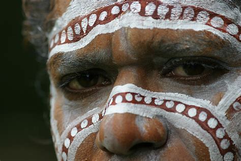 Steely eyes | An aborigine with painted face. Photo by Didri… | Flickr