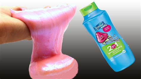 NO GLUE SLIME 💦 Shampoo and Salt Slime, Only 2 Ingredients Recipe - YouTube