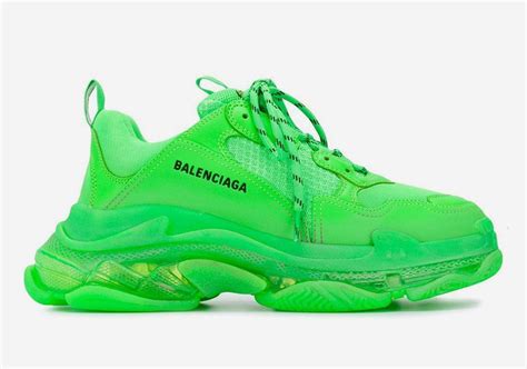 Balenciaga Triple S Neon Green Release Info | Balenciaga triple s ...