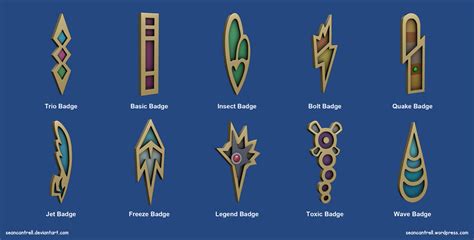 Pokemon Badges - Unova League by seancantrell on DeviantArt