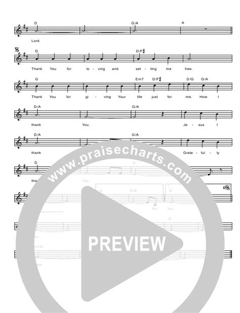 Thank You Lord Sheet Music PDF (Hillsong Worship) - PraiseCharts