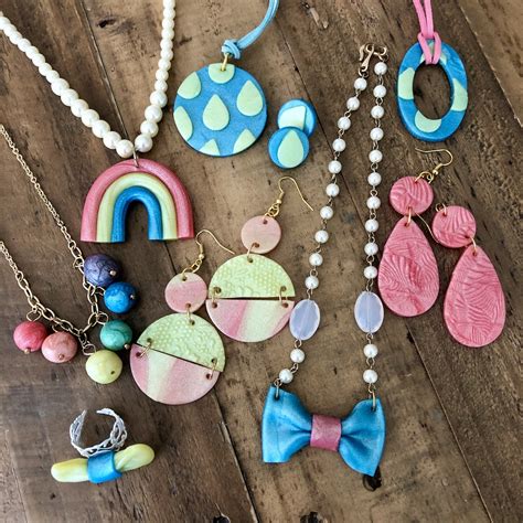 10 Polymer Clay Jewelry Projects to make with Sculpey Premo Iridescent Clay - CATHIE FILIAN's ...