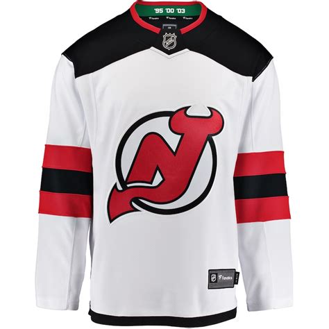 New Jersey Devils Fanatics Branded Away Breakaway Jersey - Mens