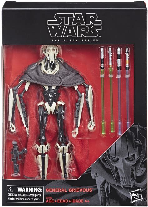 Star Wars Black Series General Grievous Exclusive 6 Deluxe Action ...