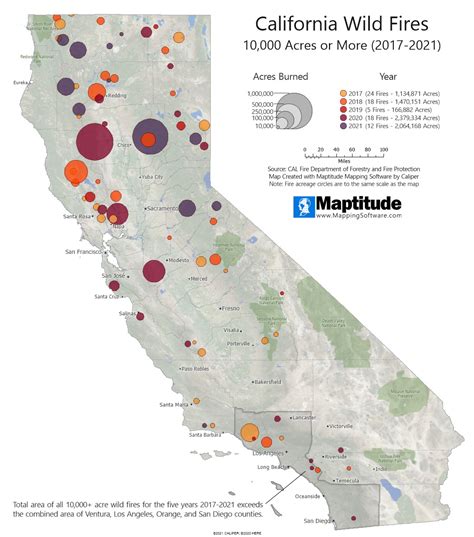 Map Of California Forest Fires