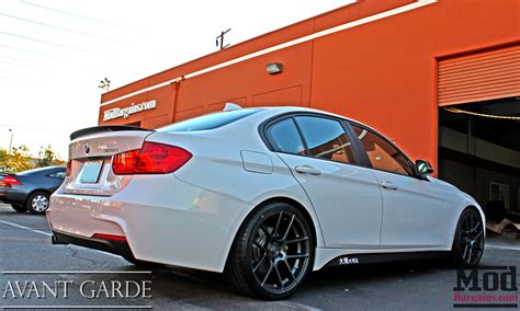 F30 BMW 328i M-Sport Conversion Gets Eibach Drop + Avant Garde M510s