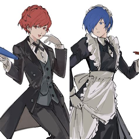 P3 Reload will be GOTY if they include these outfits for the protags! (art by @_sushi1021) : r ...