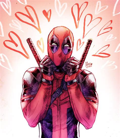 Cute Deadpool is here by MabyMin on DeviantArt