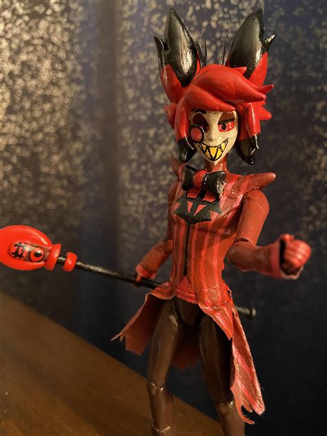 I made Alastor’s Mic for my Custom Figure! : HazbinHotel