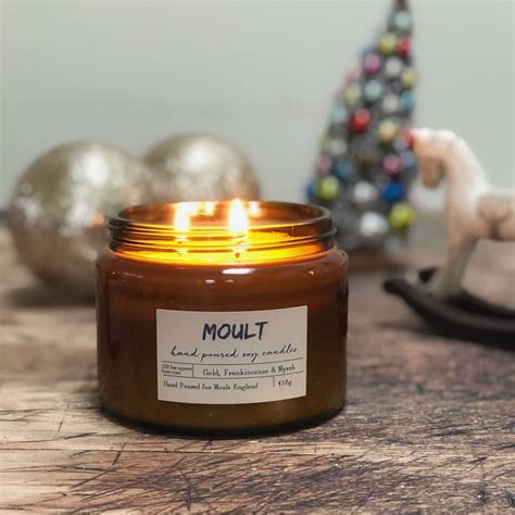 Gold, Frankincense And Myrrh Candle By Moult | notonthehighstreet.com