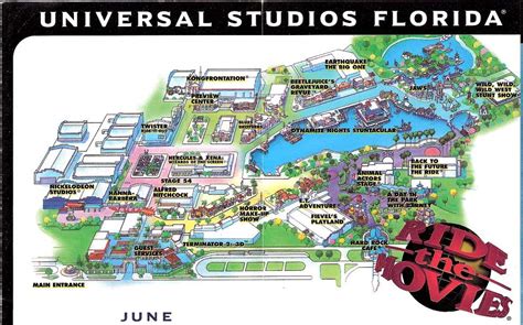 Park Map: Universal Studios Florida 1998 - The DoD3