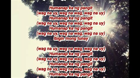 Humanap ka ng Panget (Lyric Video) - YouTube