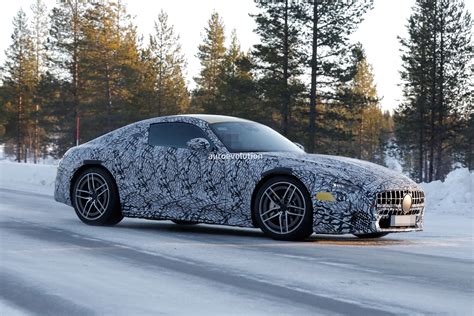 2023 Mercedes-AMG GT Coupe Makes Spy Photo Debut - autoevolution