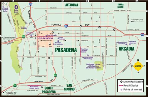 Pasadena Map