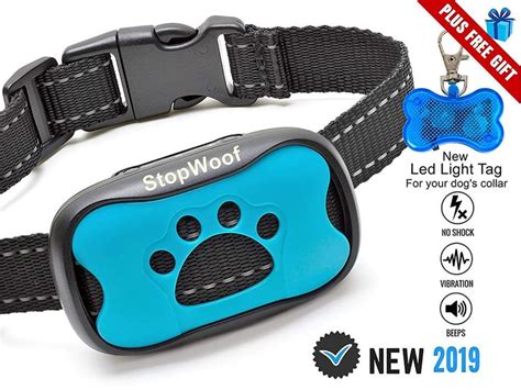 Dog Bark Collar-New Version 2019-Sound and Vibration Humane Training Collar for Small, Medium ...