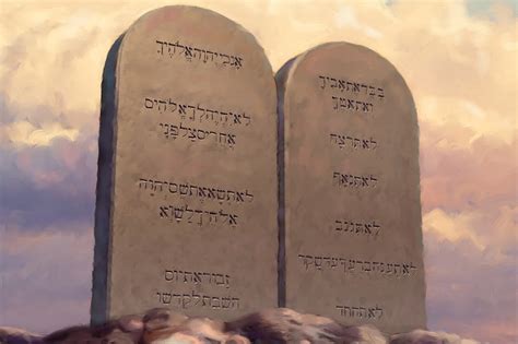 What is the background of the Ten Commandments?