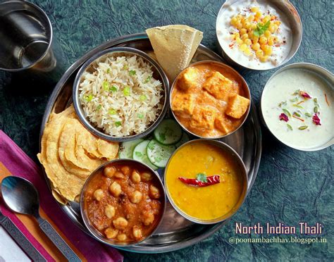 Annapurna: North Indian Thali / Indian Vegetarian Meal Ideas