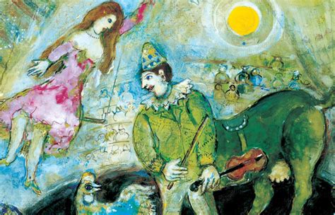 Marc Chagall Le cirque Marc Chagall, Chagall Paintings, Local Painters ...