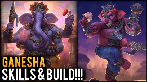 SMITE: Ganesha SKILLS & BUILD - YouTube