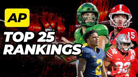 AP Top 25 Rankings College Football l You won't believe how these teams ...