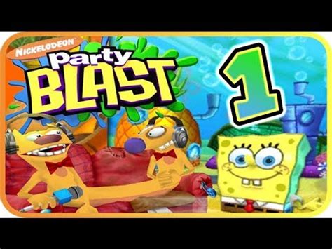 Nickelodeon Party Blast Gameplay Part 1 - Food Fight (GCN, Xbox, PC) - video Dailymotion