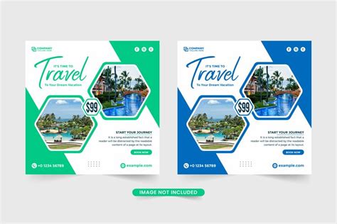 Dream vacation planner template vector (2139934)