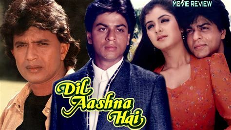 Dil Aashna Hai - Hindi Movie Review | Shahrukh Khan | Divya Bharti | Jeetendra | Mithun ...