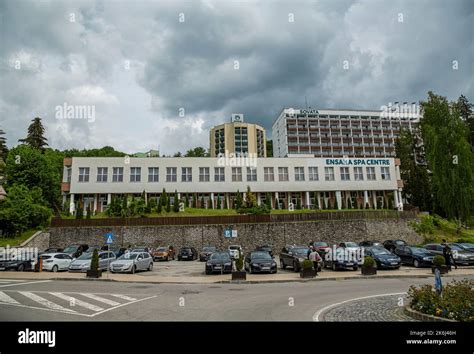 SOVATA, MURES, ROMANIA – MAY 29, 2021: View of Ensana Spa Center ...