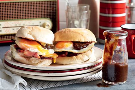 Truckers’ egg and bacon roll - Recipes - delicious.com.au