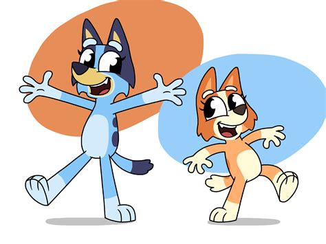 Bluey and Bingo by JustSomePainter11 on DeviantArt