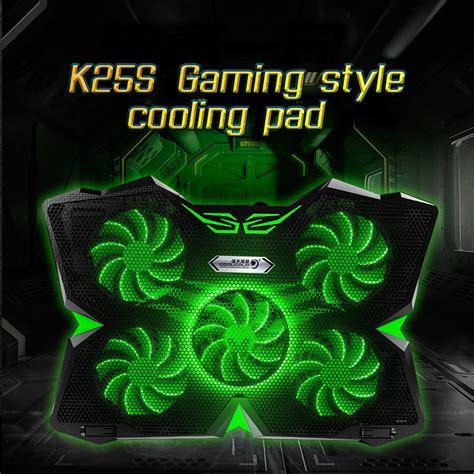 PC Fan padding Laptop Cooling Pad Device 5 พัดลม LED ที่เงียบสำหรับขายึดพัดลมหม้อน้ำคอมพิวเตอร์ ...