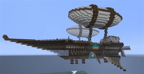 Steampunk airship: Dawnstar Minecraft Project