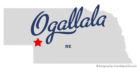 Map Of Ogallala Nebraska