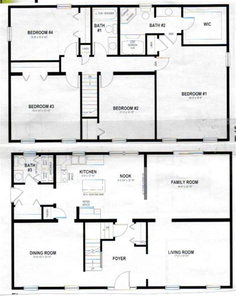 Marvelous House Plans Two Story Floor Plans 2 Story, House Plans 2 ...