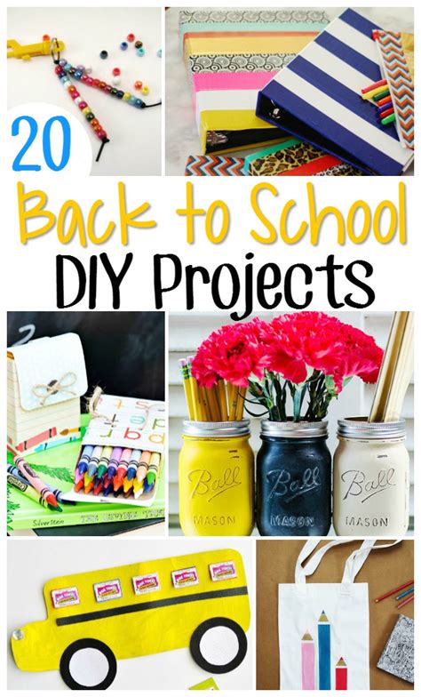 20 Adorable Back to School Crafts | DIY School Crafts