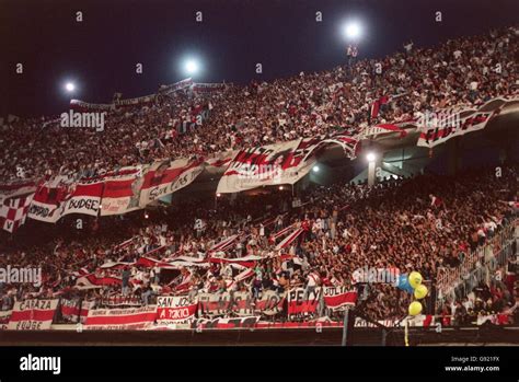 Argentine Soccer - Boca Juniors v River Plate. River Plate fans Stock ...