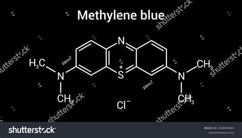 Chemical Structure Methylene Blue Stock Vector (Royalty Free ...