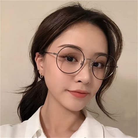 Aliexpress.com : Buy Retro Big Round lightweight Flexible Optical Glasses Frame Ladies Spectacle ...