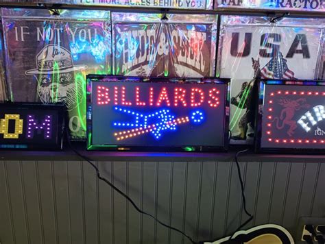 Animated Billiards LED Sign Home Bar Wall Decorations Light up - Etsy