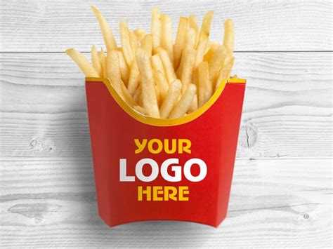 French Fries Packaging Mockup Free PSD – Download PSD