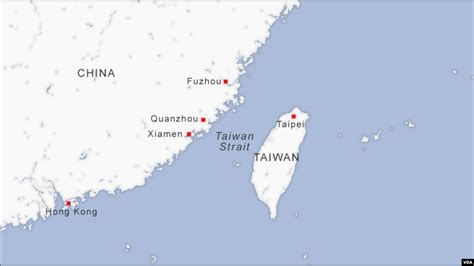 Taiwan Strait Map Location