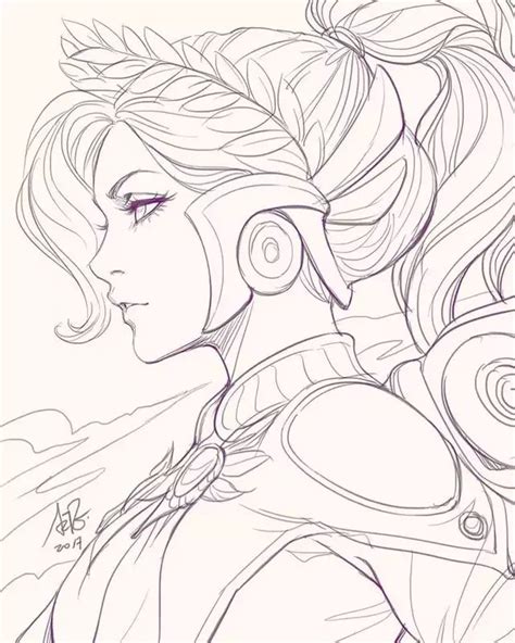 Anime and Game sketch artwork by Artgerm | Drawings, Anime drawings, Art drawings sketches