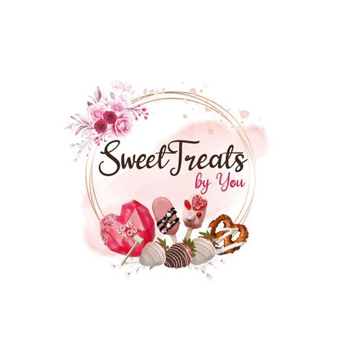 Heart Breakable Logo Design, Sweet Treats Logo Design, Strawberry ...